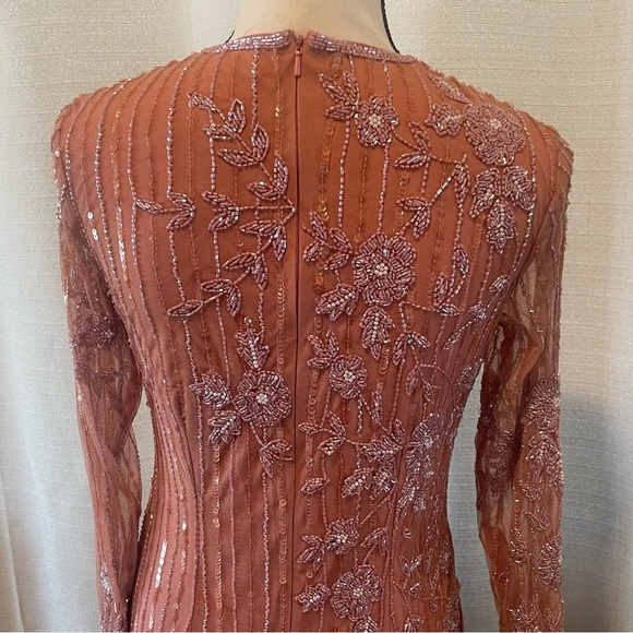 Mac Duggal Pink and Silver Embellished Gown - Picture 14 of 14